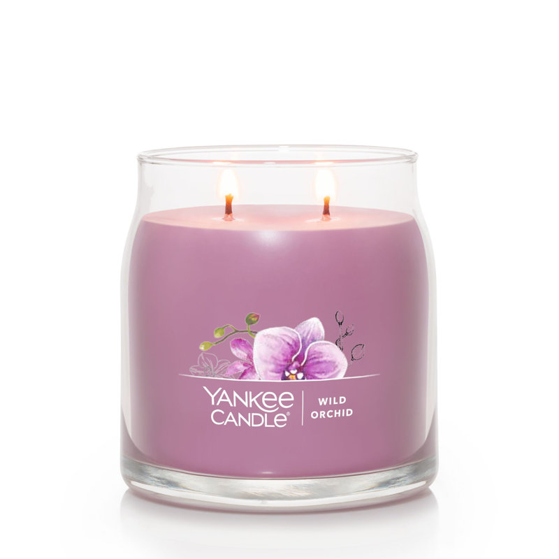 YANKEE CANDLE Signature Wild Orchid Scented Jar Candle & Reviews Wayfair